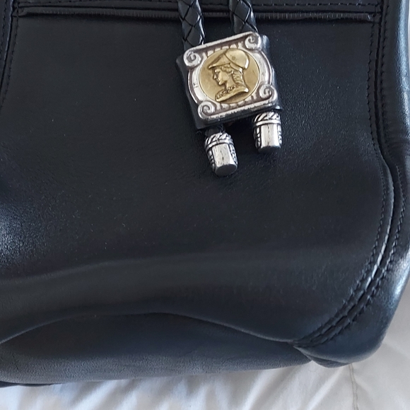 Dark Navy/Black Brighton Draw Sting Sac Purse - Picture 3 of 7